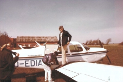 Piper PA 28, D-EDIA, IFR equipped, Einziehfahrwerk, auf der Insel Endelave mit Freunden