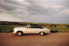 220 SEb, Typ111, Bj. 1963, in der Eifel 1987