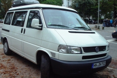 Der T4 California Coach noch weiß