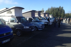 Bei Westfalia in Rheda-Wiedenbrück, California-T4-Treffen