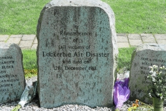 Lockerbie, Schottland. Absturzstelle PanAm-Flug 103 durch Bombenanschlag Libyens.