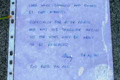 Lockerbie, Schottland. Absturzstelle PanAm-Flug 103 durch Bombenanschlag Libyens.