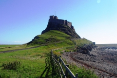 Insel Lindisfarne, Drehort des Films "Wenn Katelbach kommt" von Roman Polanski.
