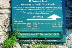 Insel Lindisfarne, Drehort des Films "Wenn Katelbach kommt" von Roman Polanski.