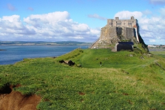 Insel Lindisfarne, Drehort des Films "Wenn Katelbach kommt" von Roman Polanski.