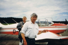 Mit Robin DR 300, D-EFLU, mit Reni auf Urlaubsflugreise durch Dänemark