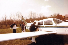 Piper PA 28, D-EDIA, IFR equipped, Einziehfahrwerk, auf der Insel Endelave mit Freunden