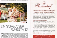 Für "Rosenhof Seniorenwohnanlagen"